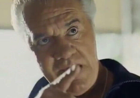 Tony Sirico från Sopranos i reklam för Aftonbladet.